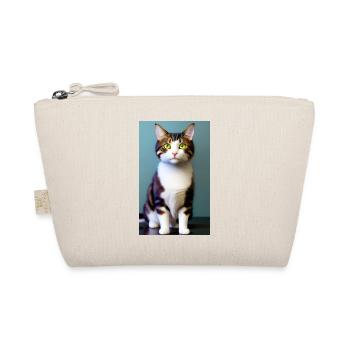 Domestic short haired cat waits for eating - Organic Pouch - nature - Front