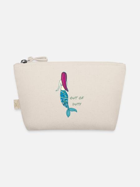 mermaid out of duty - Bio-Täschchen - Natur - Vorne