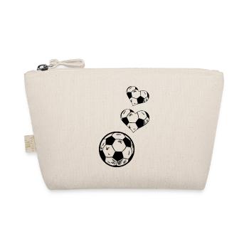 Fußball Soccer - Bio-Täschchen - Natur - Vorne