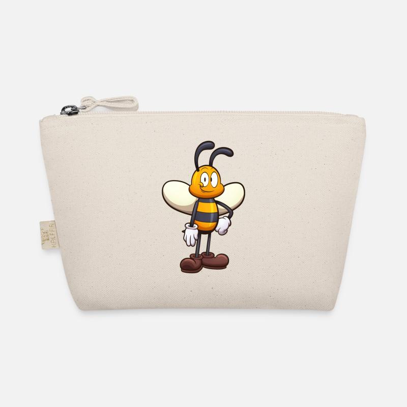 Friendly Cute Cartoon Bee Organic Pouch