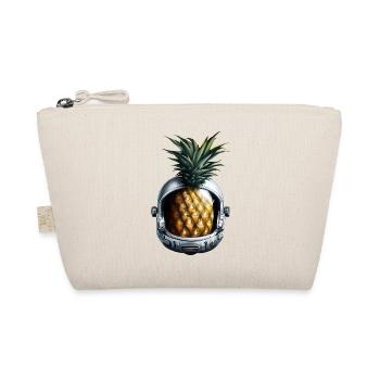 Ananas Astronaut - Bio-Täschchen - Natur - Vorne
