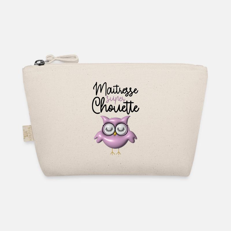 Maîtresse super chouette rose 3D Trousse biologique