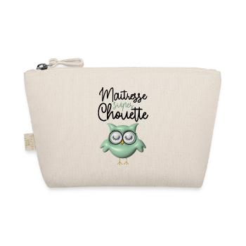 Maîtresse super chouette verte 3D - Trousse biologique - nature - Devant