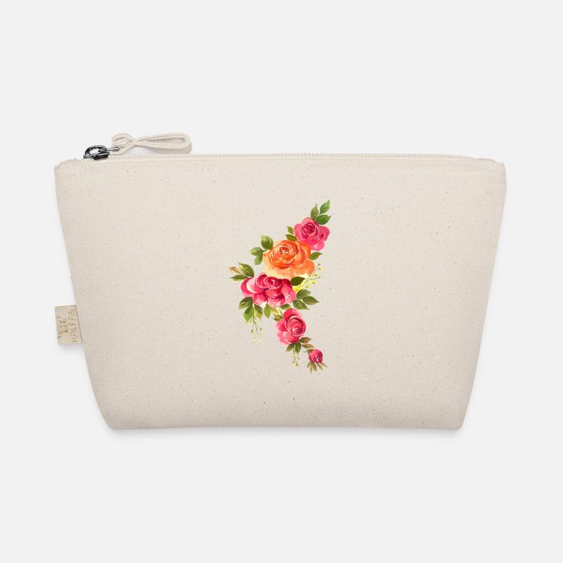 Rosen-Aquarell-Strauß Bio-Täschchen