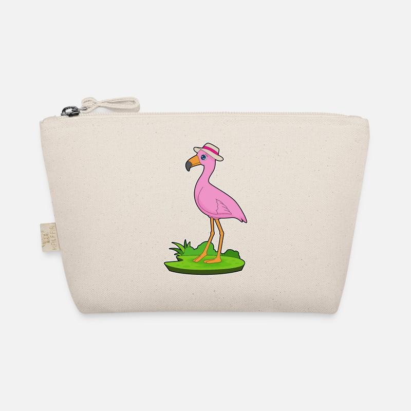 Flamingo Hut Bio-Täschchen