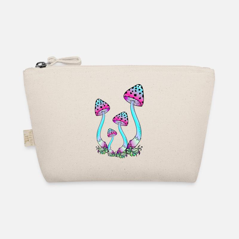 Champignons de couleur néon, art des champignons psychédéliques Trousse biologique