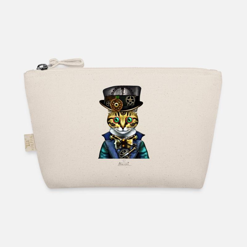 Crazy Cat- Hat Bio-Täschchen