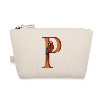 Buchstabe P, Name, Buchstabe P - Bio-Täschchen - Natur - Vorne