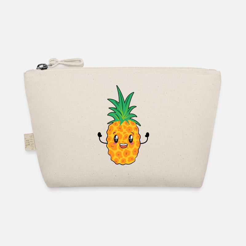 Happy Pineapple - Organic Pouch - nature