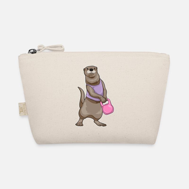 Bodybuilding Otter Bodybuilder avec haltères Trousse biologique