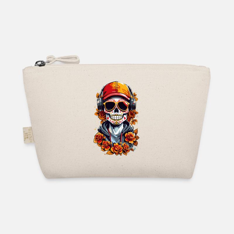 Sugar Skull Organic Pouch