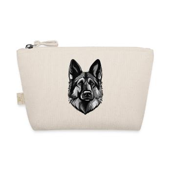 German Shepherd Dog Portrait - Organic Pouch - nature - Front