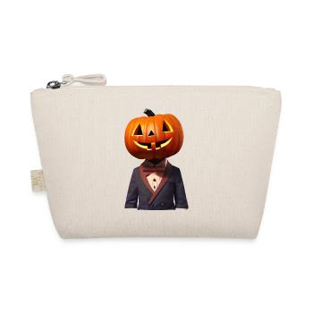 Halloween Pumpkin Costume Gift Pumpkin Costume - Organic Pouch - nature - Front