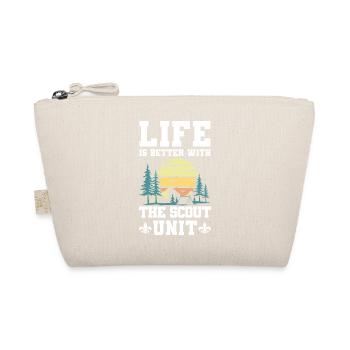 Pfadfinderleiter | Pfadfinder Scouting Geschenk - Bio-Täschchen - Natur - Vorne