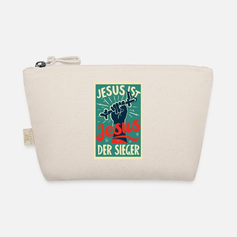 Jesus ist der Sieger  - Bio-Täschchen - Natur