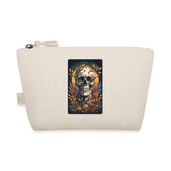 Overgrown Skull - Bio-Täschchen - Natur - Vorne