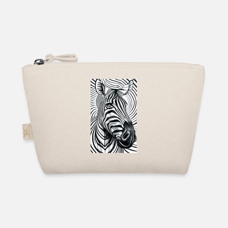 Psychedelic Zebra Organic Pouch