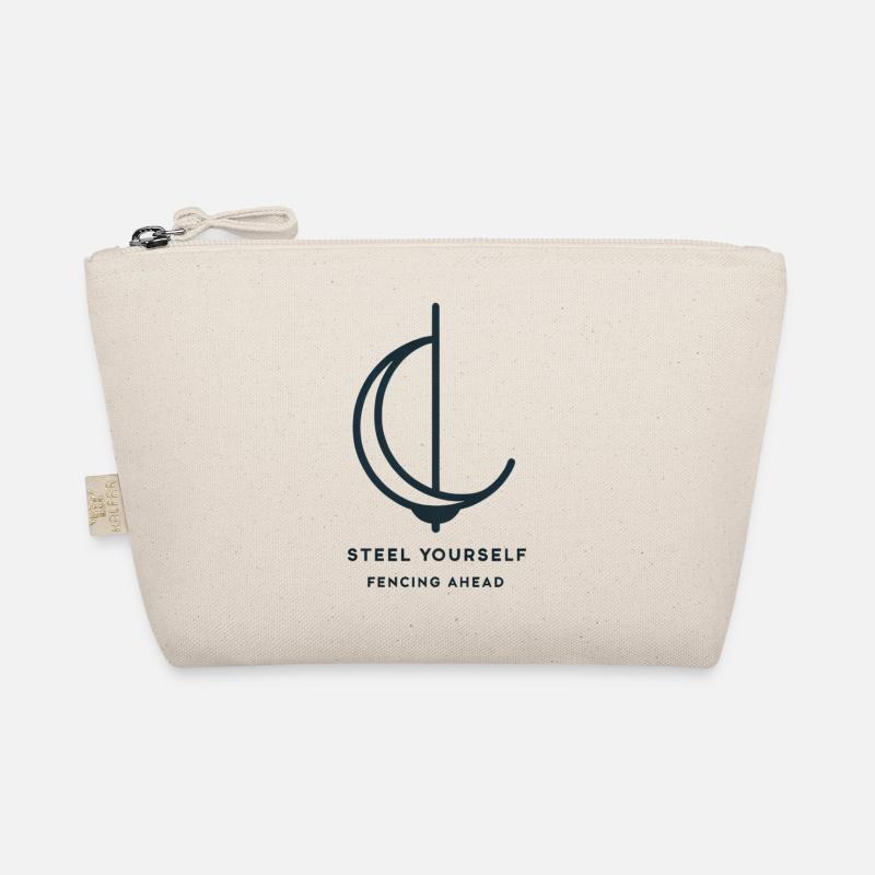 "Get ready, fencing forward", einfacher Slogan Bio-Täschchen
