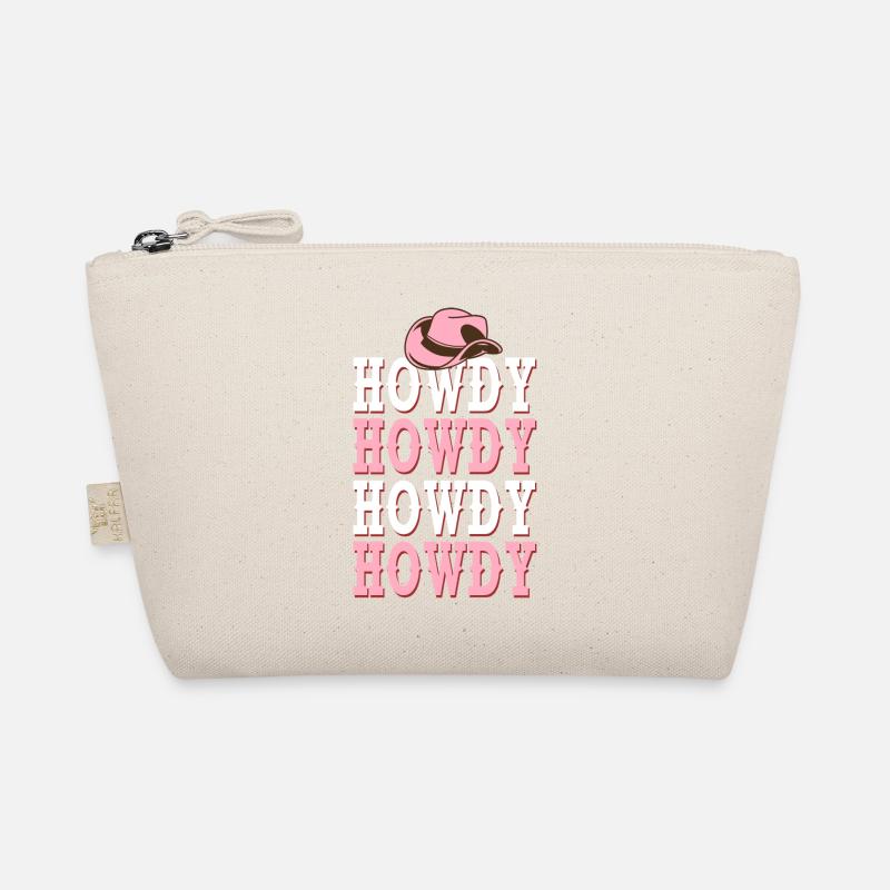Rose Texas Howdy impression Western Country Rodéo Trousse biologique