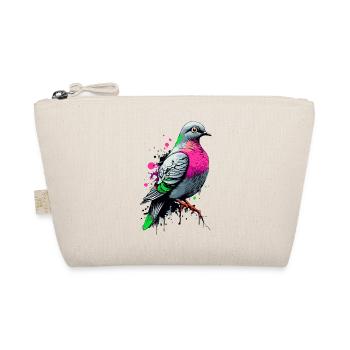 City Pigeon Colorful - Doves - I Love Pigeons - Organic Pouch - nature - Front