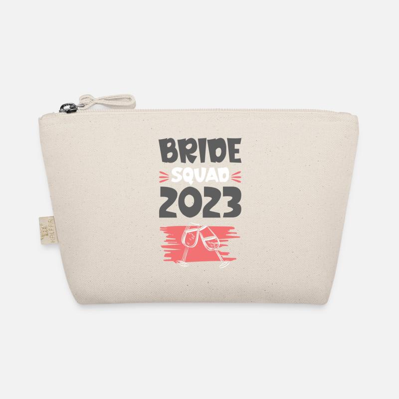 Bride Squad 2023 Team Wein Glas Bio-Täschchen