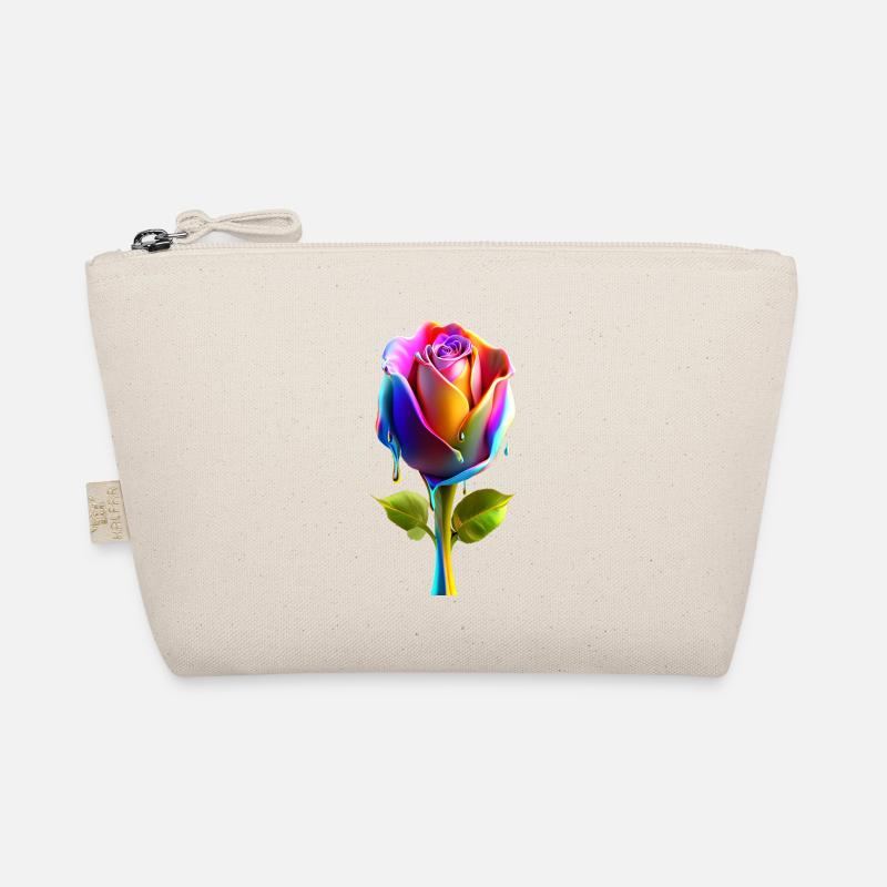 A rose with bold gradient colors 3D Organic Pouch