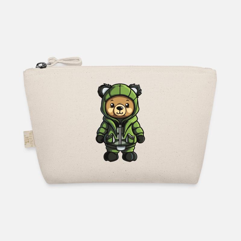 Bear Winter Comic Cute Organic Pouch