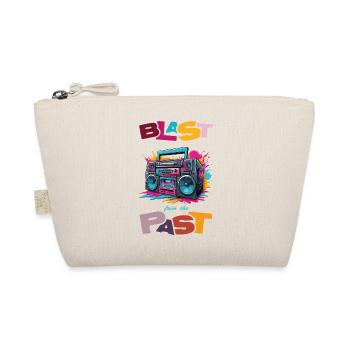 Blast from the past. Old school boombox. - Organic Pouch - nature - Front