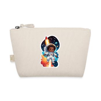 Astronaut Child Universe All - Organic Pouch - nature - Front