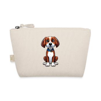 Cute dog - Organic Pouch - nature - Front