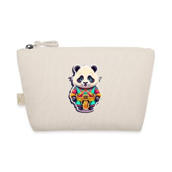 Lucky Panda - Organic Pouch - nature - Front