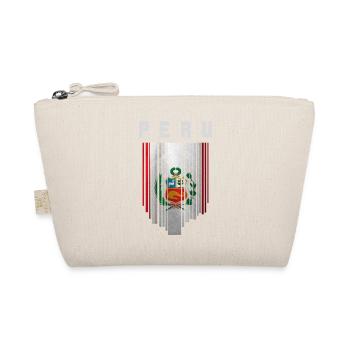 Drapeau du Pérou, fierté péruvienne - Trousse biologique - nature - Devant