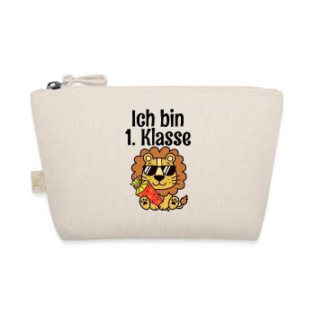 Ich bin 1 Klasse Löwe - Bio-Täschchen - Natur - Vorne