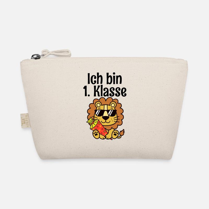 Ich bin 1 Klasse Löwe Bio-Täschchen