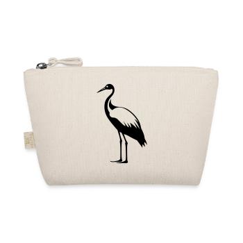 Simple petite cigogne - Trousse biologique - nature - Devant