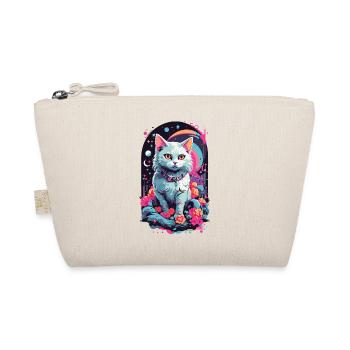 Mystic Pastel Goth Katze Aesthetic Nacht - Bio-Täschchen - Natur - Vorne