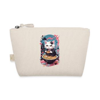 Katze Goth Pastel Ramen Nudelsuppe Kawaii - Bio-Täschchen - Natur - Vorne