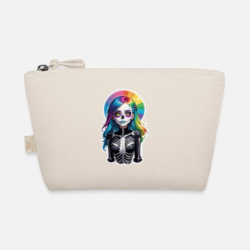 Halloween - Rock & Regenbogen Bio-Täschchen