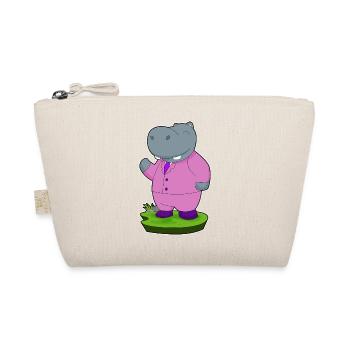 Hippopotame marié costume mariage - Trousse biologique - nature - Devant