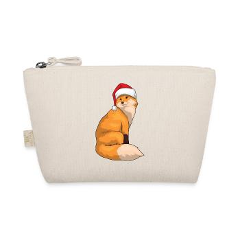 Chapeau de Père Noël renard - Trousse biologique - nature - Devant