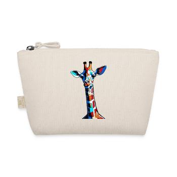 Girafe Graffiti colorée - Trousse biologique - nature - Devant