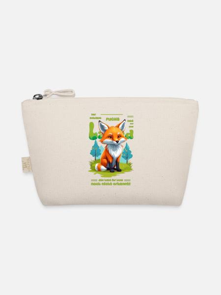 Der schlaue Fuchs vom Land - Bio-Täschchen - Natur - Vorne