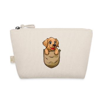 "With the dog in your shirt pocket, you're always good - Organic Pouch - nature - Front