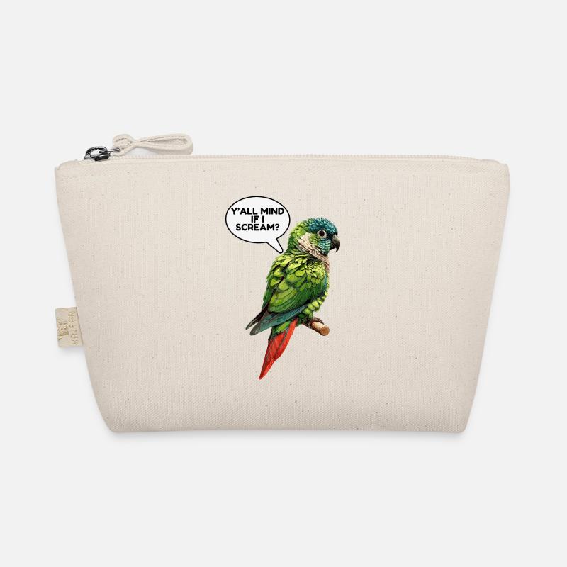 Green Cheeked Conure Meme Organic Pouch