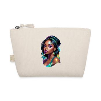 Afro Woman - Beauty - Organic Pouch - nature - Front