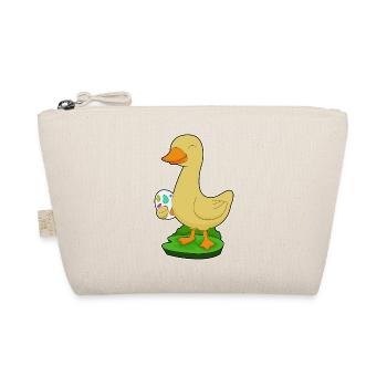 Ente Ostern Osterei - Bio-Täschchen - Natur - Vorne