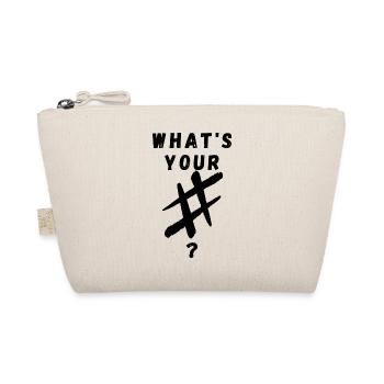 What s your #? - Bio-Täschchen - Natur - Vorne