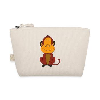 Funny Monkey - Organic Pouch - nature - Front