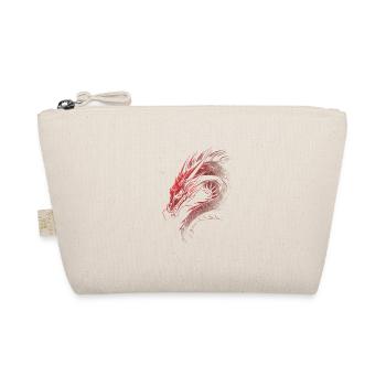 Dragon vintage rampant - Trousse biologique - nature - Devant