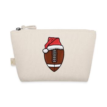 Chapeau de père Noël de football - Trousse biologique - nature - Devant